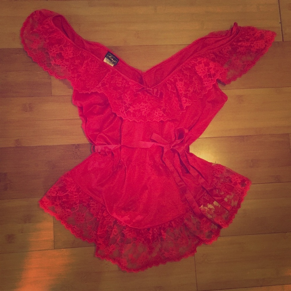 Vintage lingerie teddy